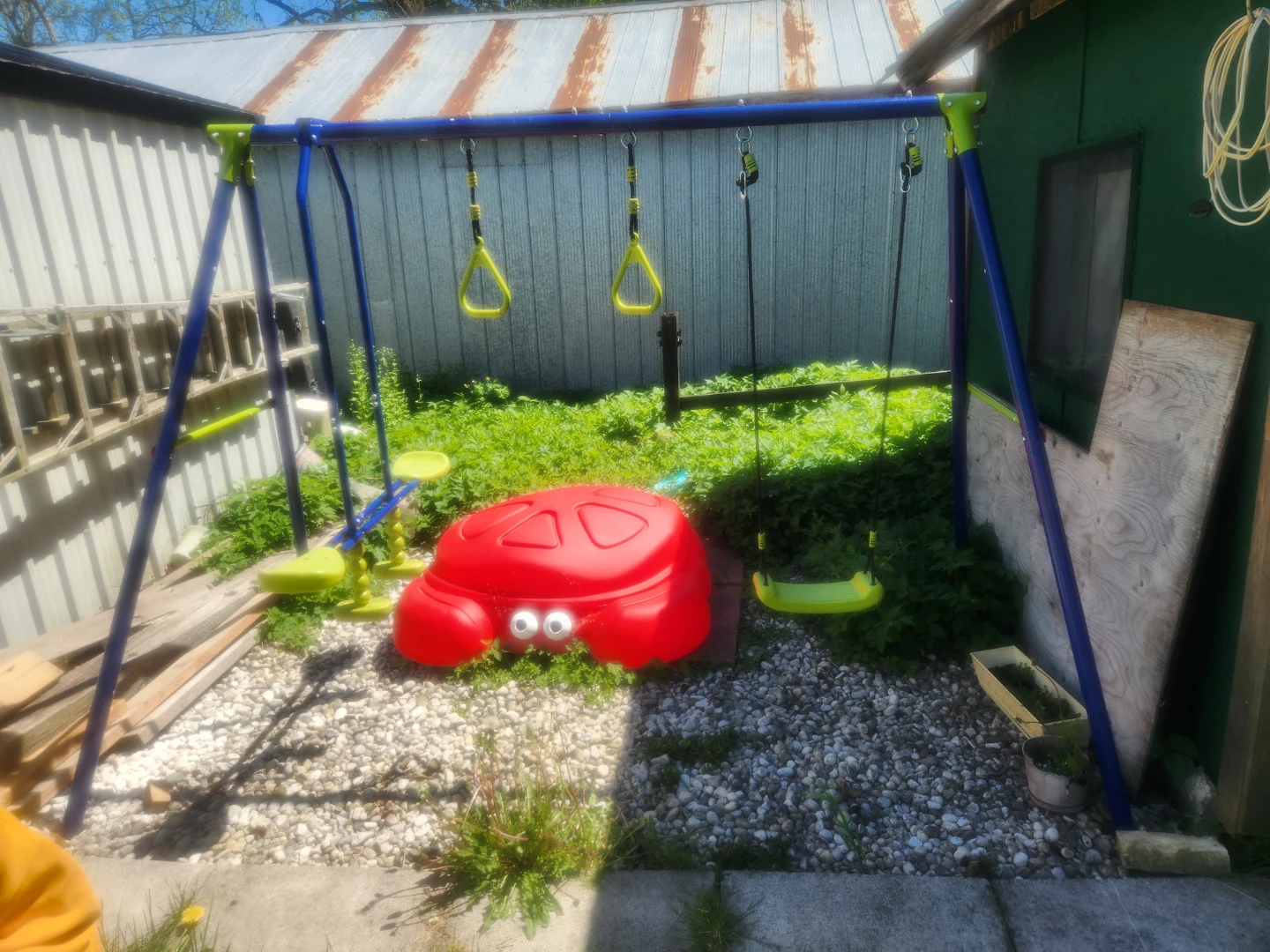 Kids Swing Set with Crab Sandbox - photo 3