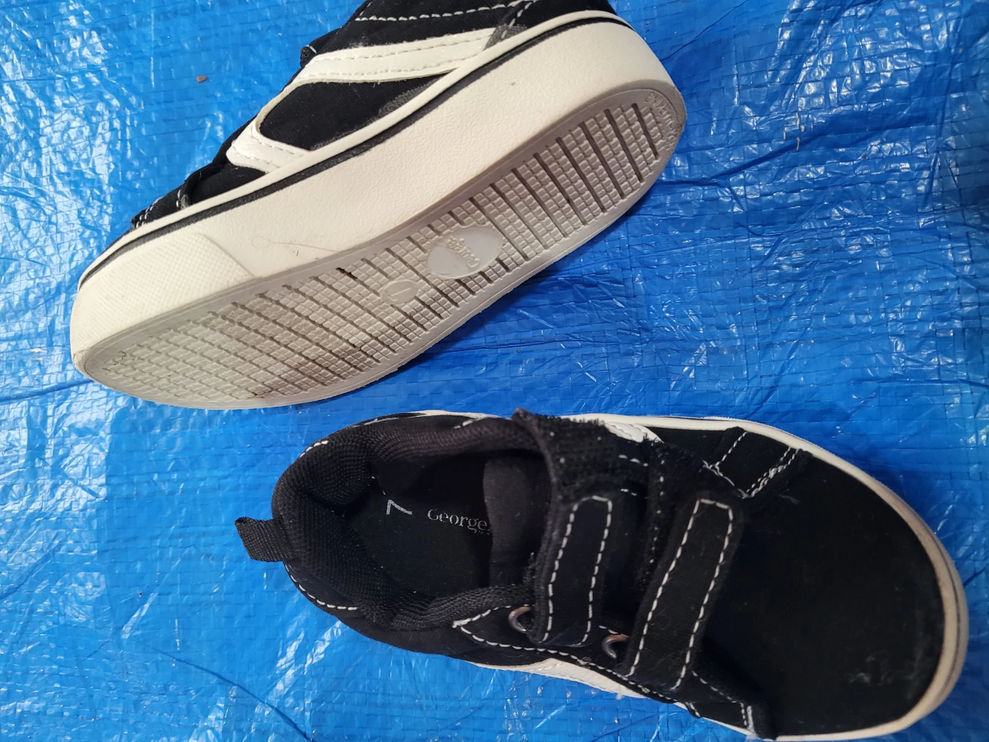 George Black Toddler Shoes Size 7 - photo 3