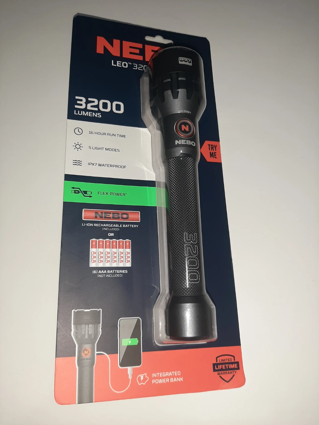 Nebo LEO 3200 Flex Flashlight - photo 2