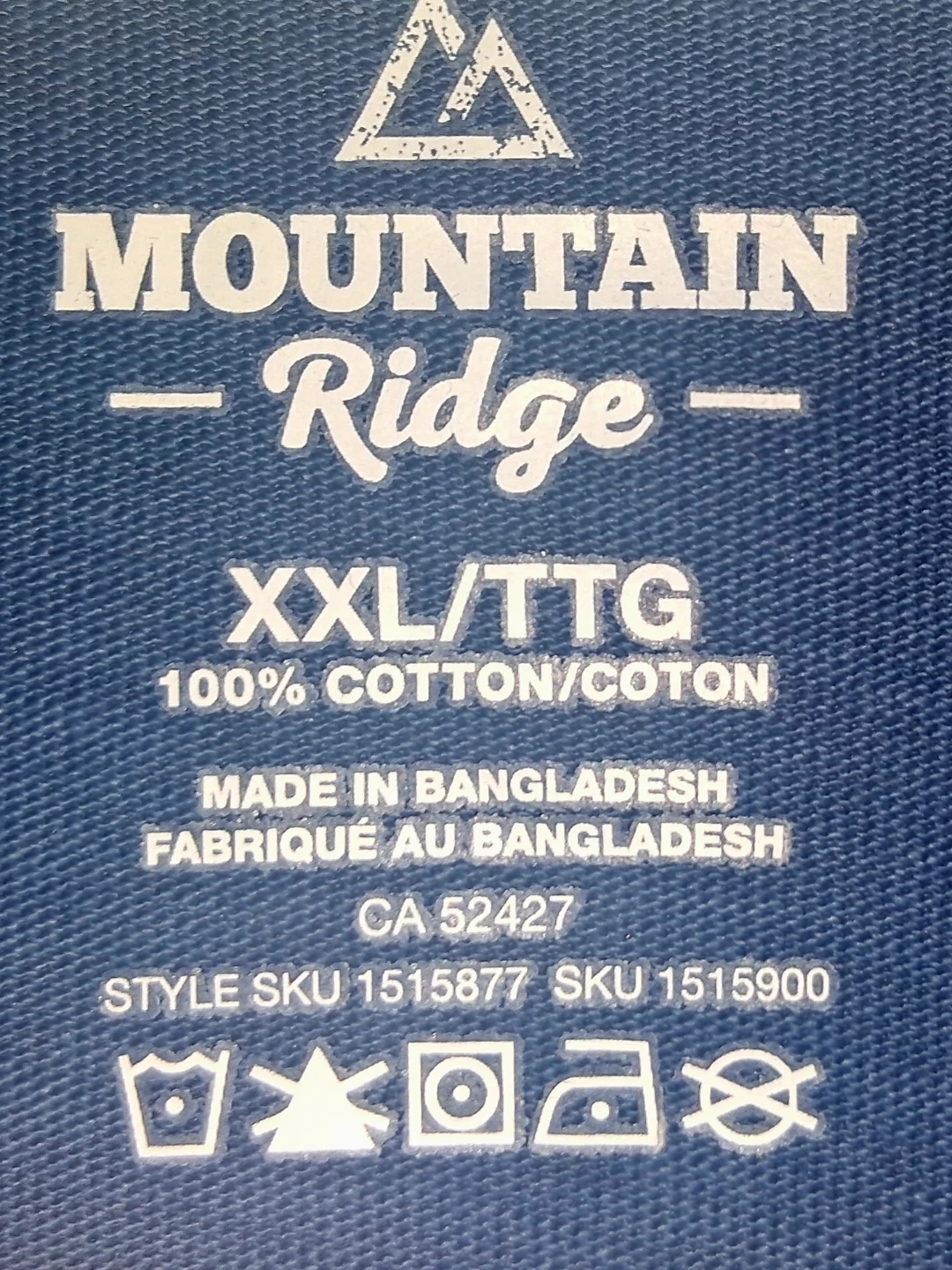 Mountain Ridge Men's Blue V-Neck T-Shirt Size XXL+ Sweater - photo 2