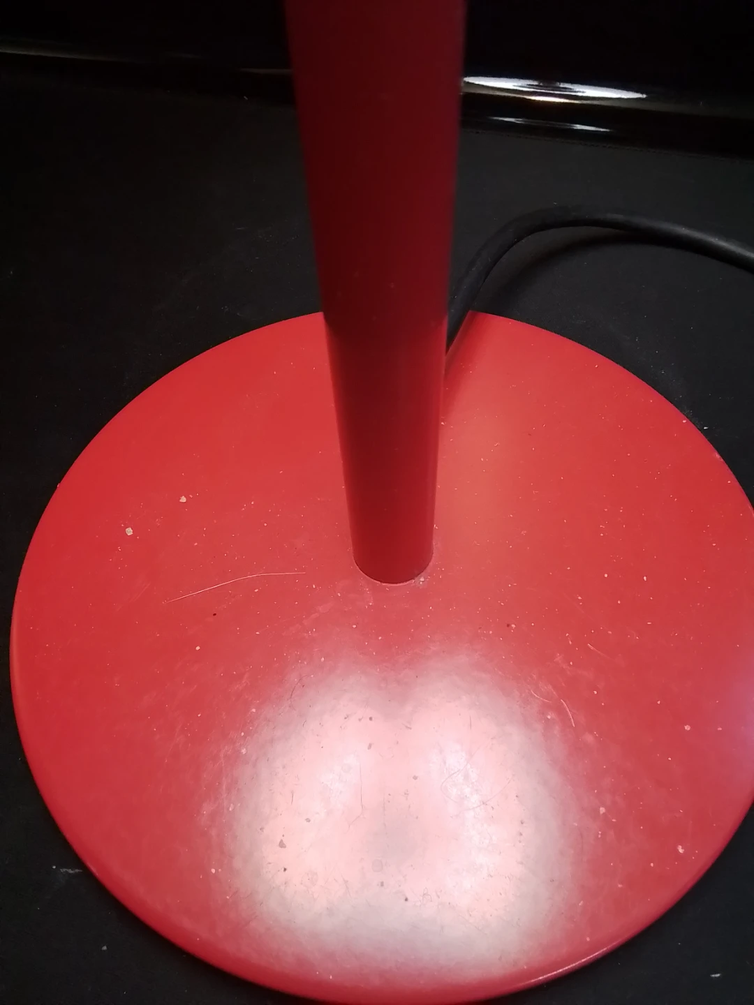 Vintage IKEA "Tallvik" Metal Table Lamp (Red) - photo 5