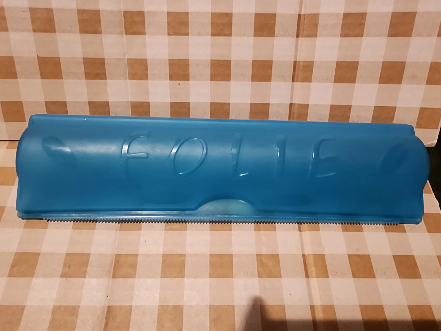 Blue Plastic Foil/Wrap Dispenser