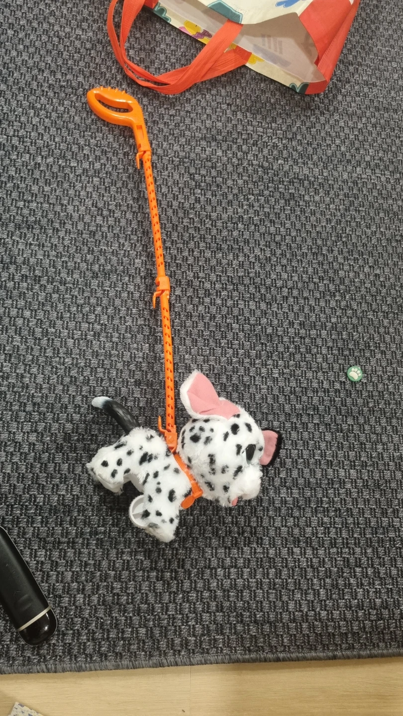 Dalmatian Toy Dog with Leash