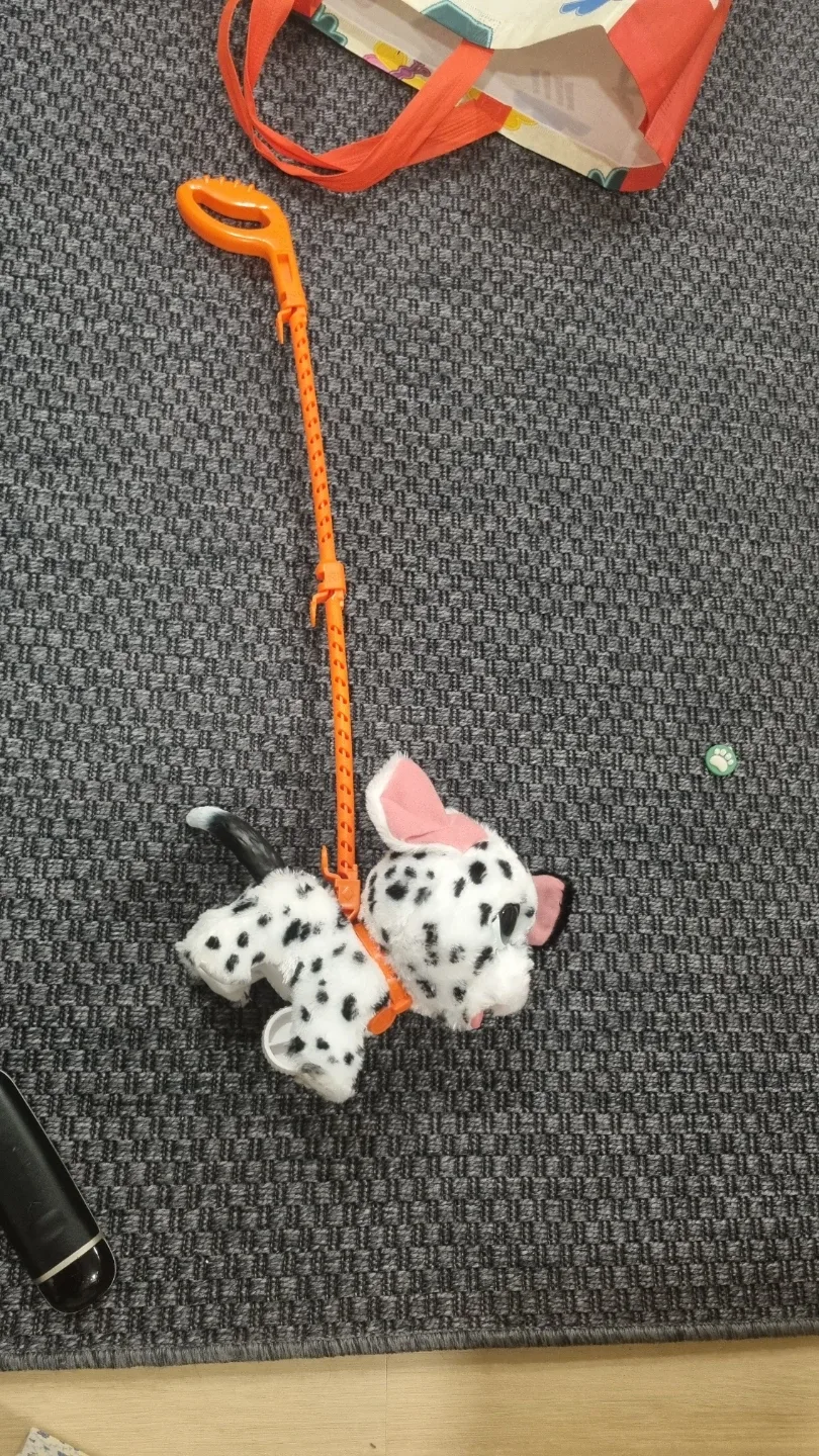 Dalmatian Toy Dog with Leash
