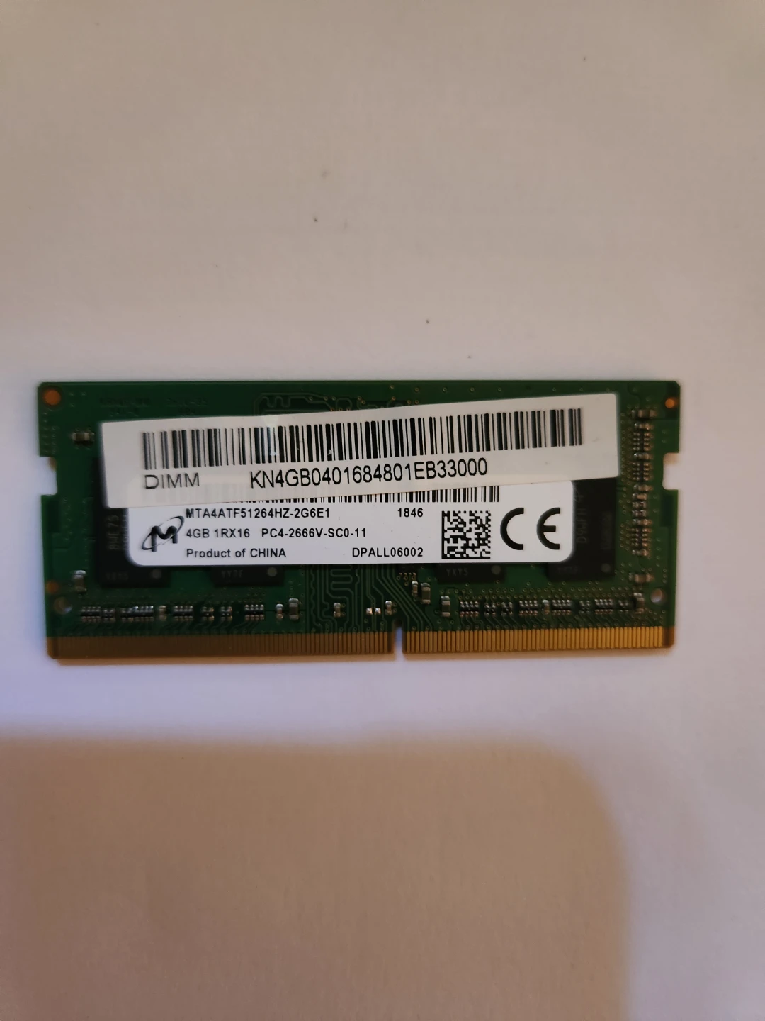 4 GB DDR 4 RAM for Laptop or Slim Tower