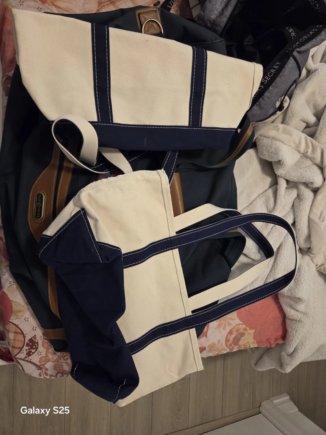L.L.Bean Canvas Tote Bags - Set of 2