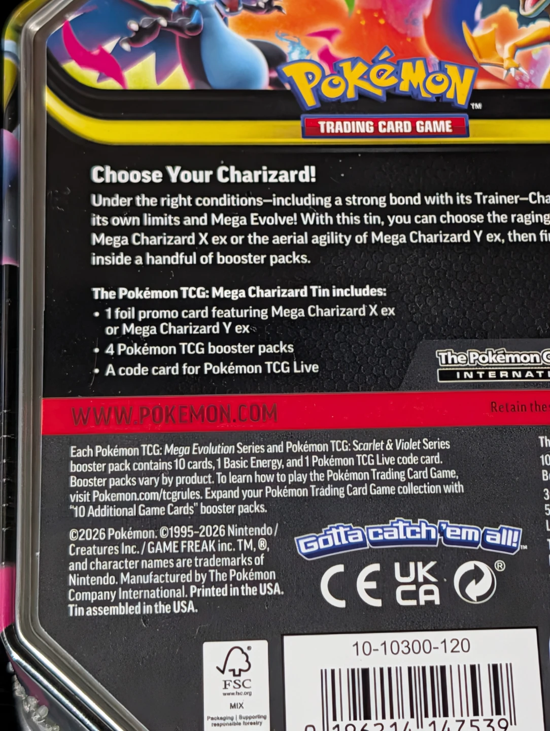 Pokemon TCG Mega Evolution Perfect Order Tin - photo 3