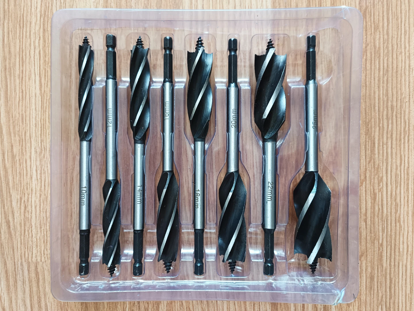8-PC Auger Drill Bits