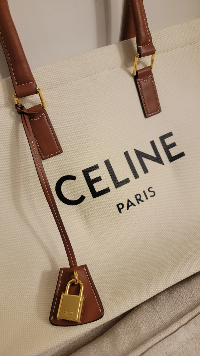 Celine Paris Tote Bag with padlock charm - photo 5