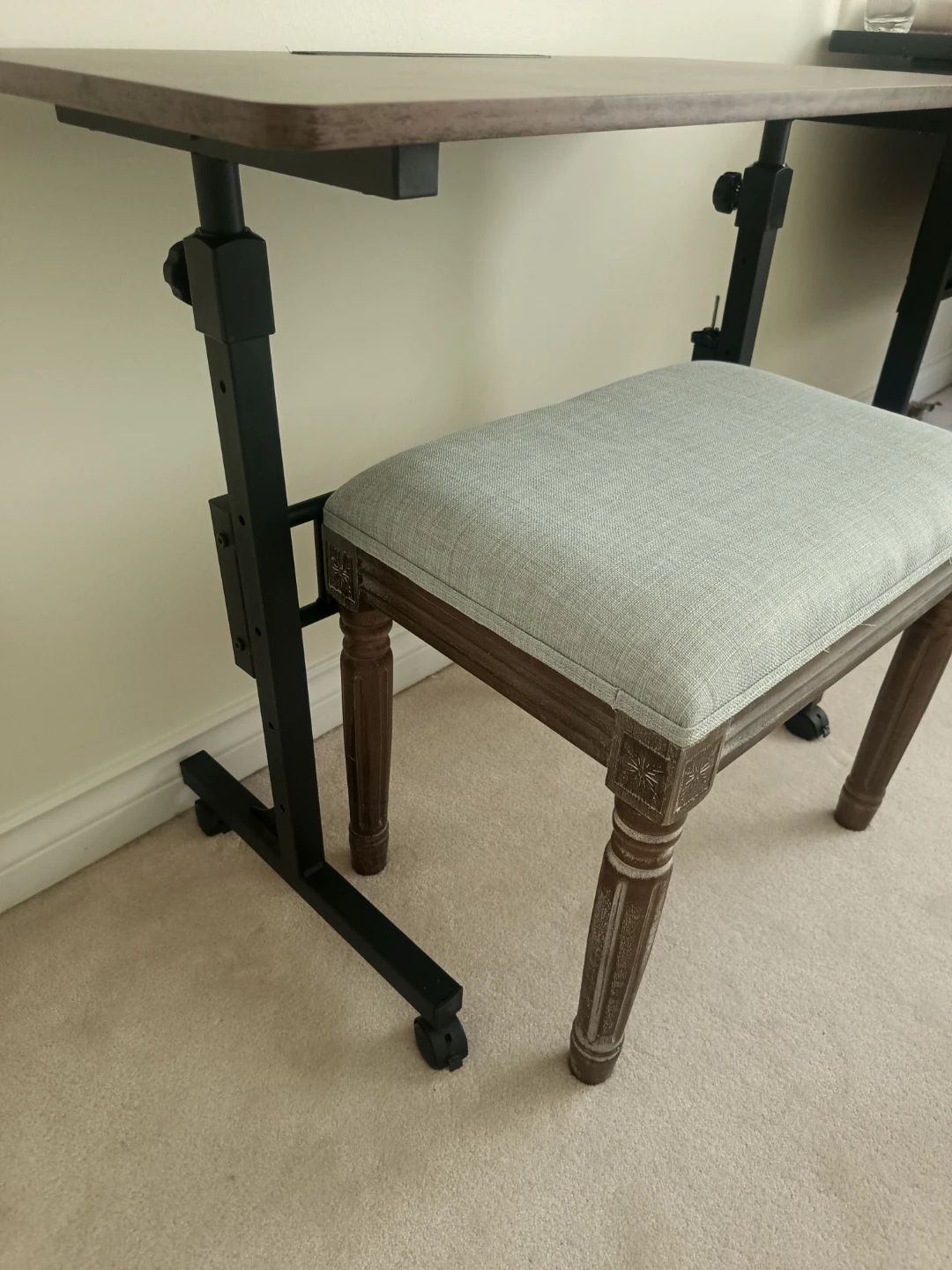 Adjustable Height Desk with Stool - photo 4