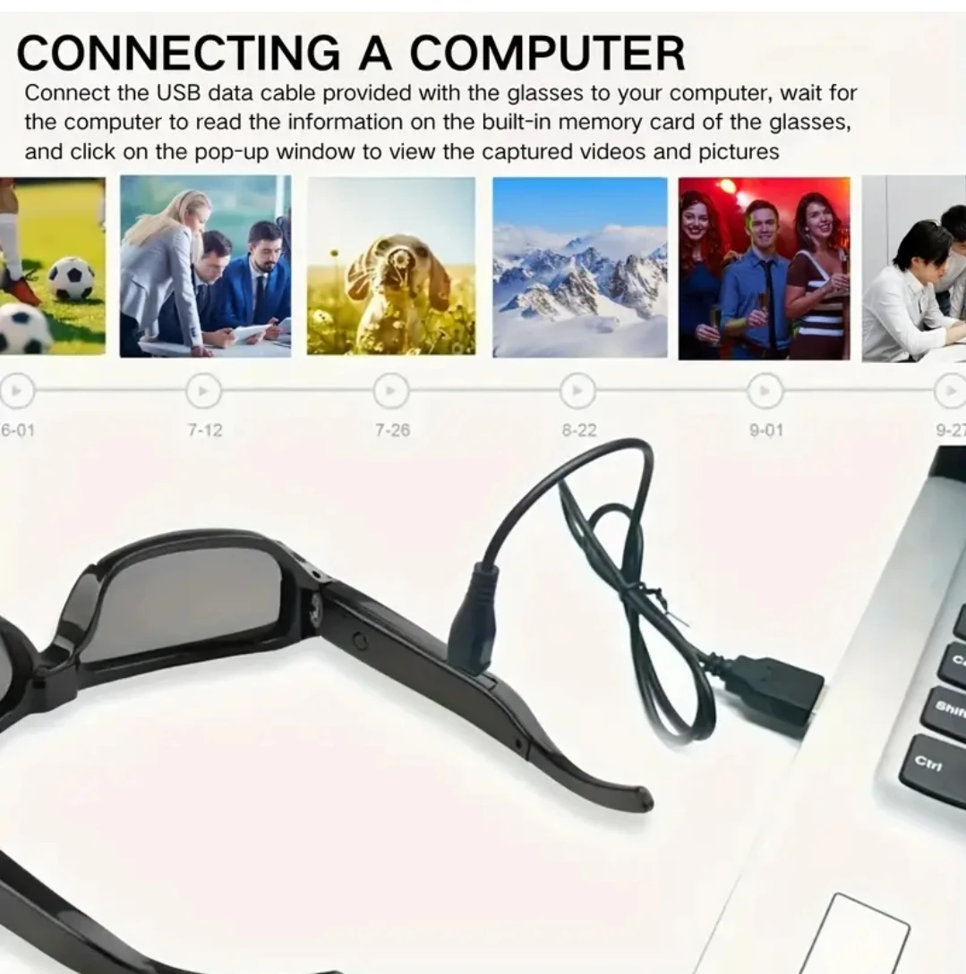 VIDEO RECORDING SUNGLASSES NEW - photo 5