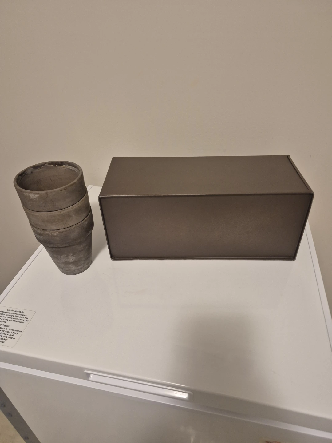 Set of 3 Terracotta Pots & Rectangular Plant Box - photo 5