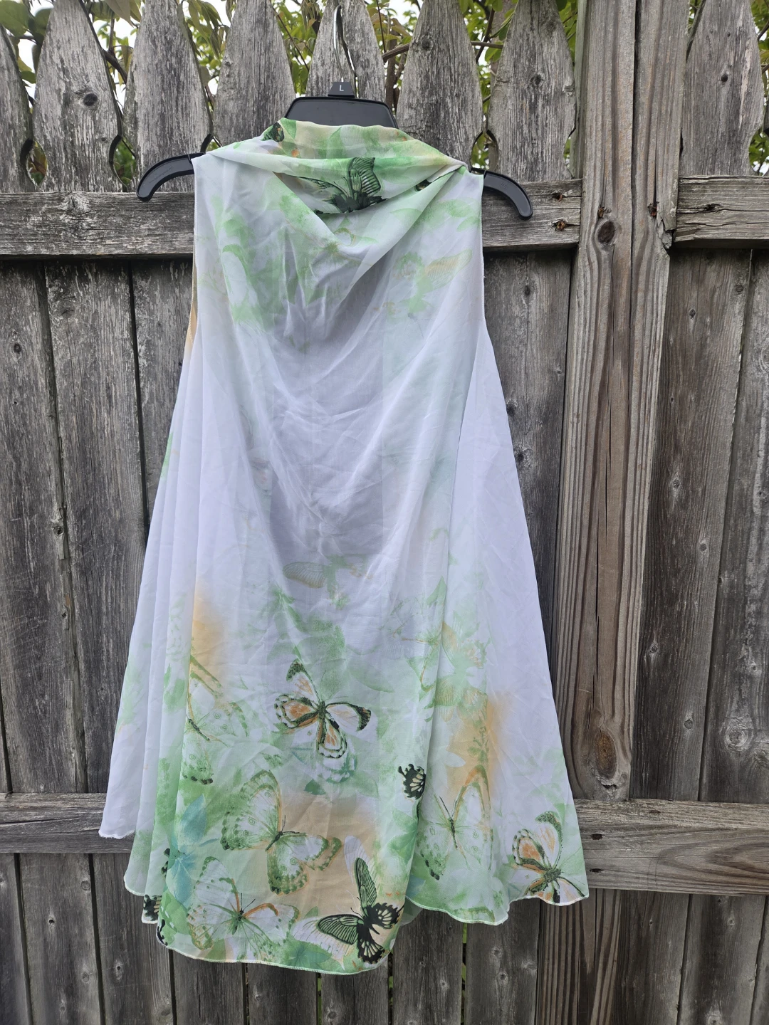 Butterfly Print Sheer vest - photo 3