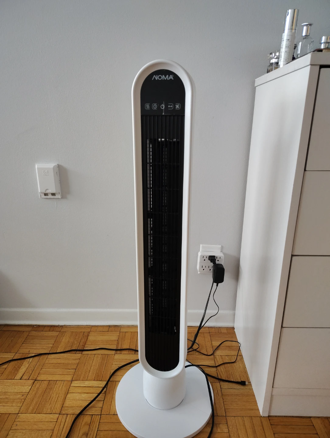 NOMA 4-Speed LED Tower Fan with Remote - photo 2