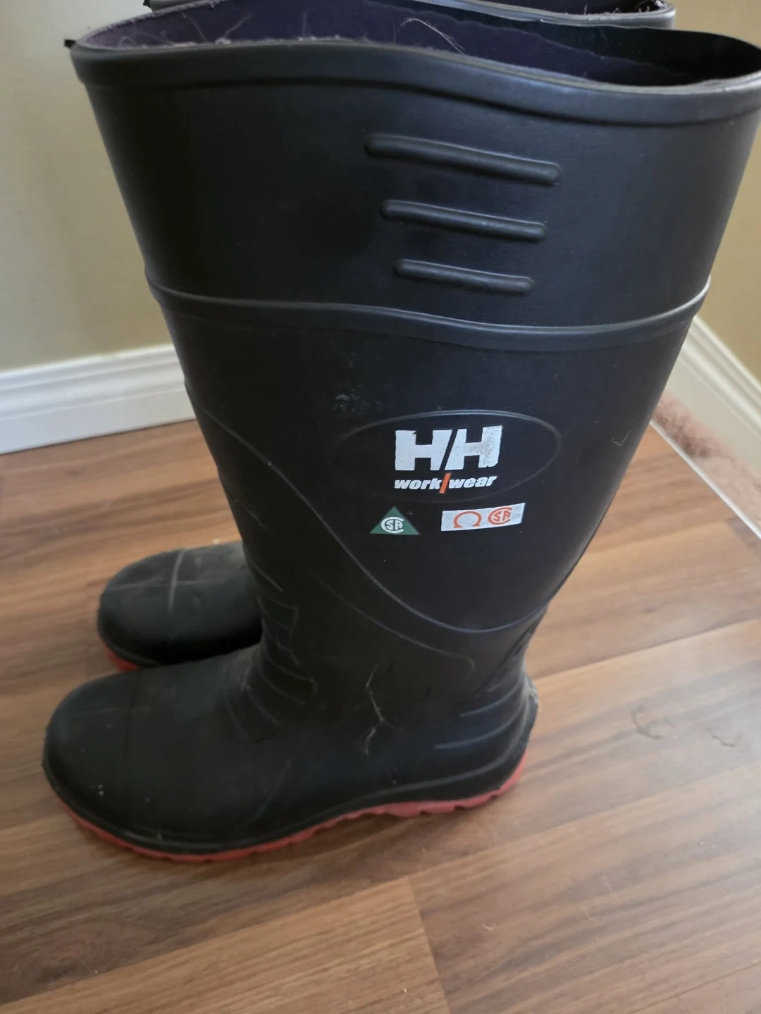 HH Work Wear Steel Toe Rubber Boots