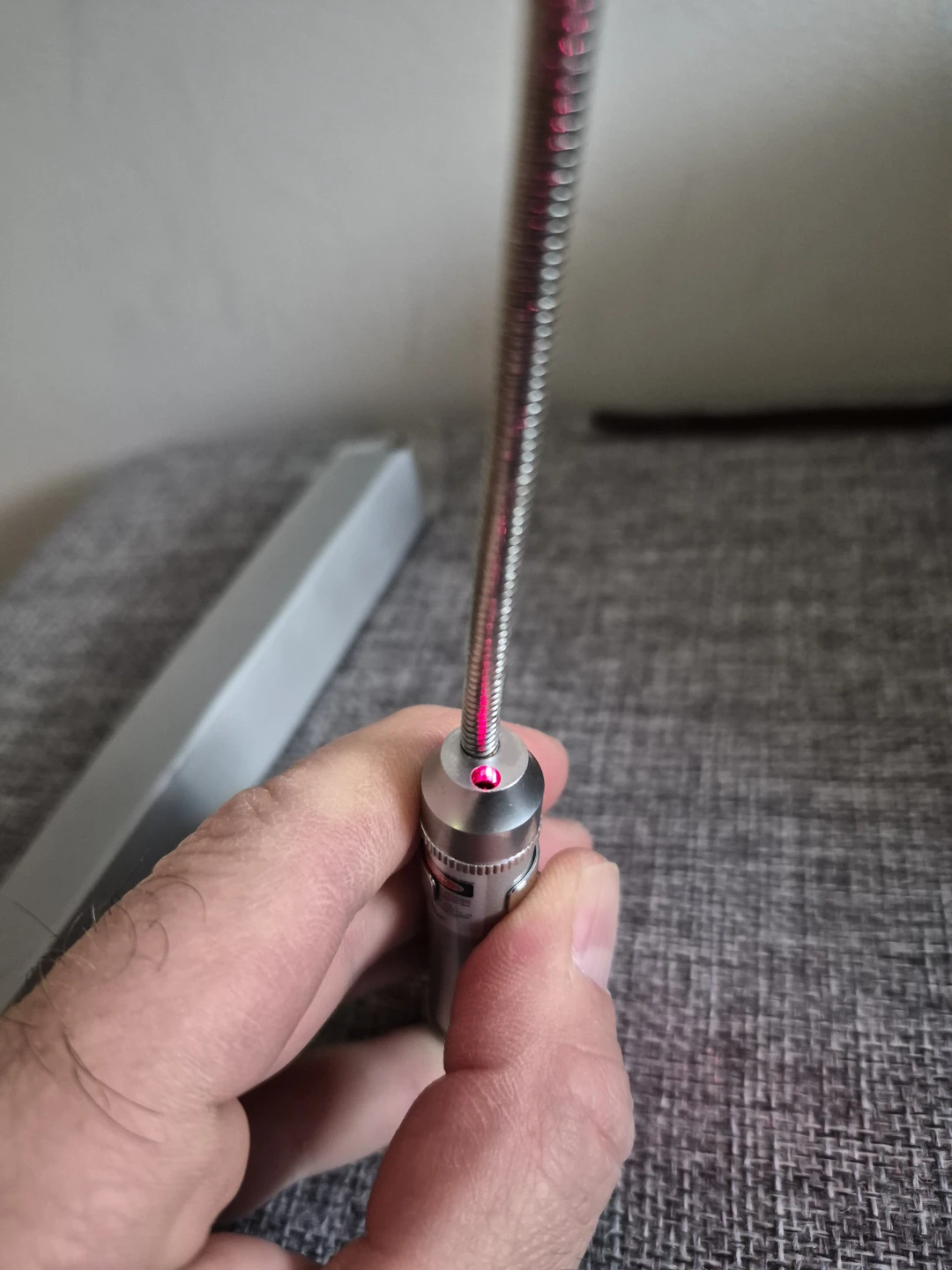Gooseneck LED Flashlight with Laser Pointer - photo 3
