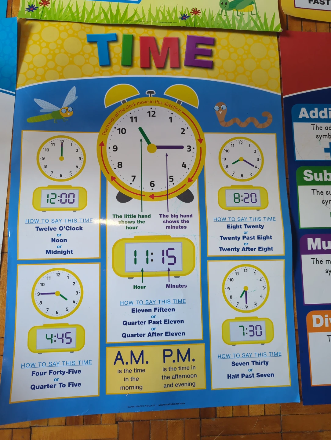 Educational Wall Posters for Kids (Days, Time, and More) - photo 5