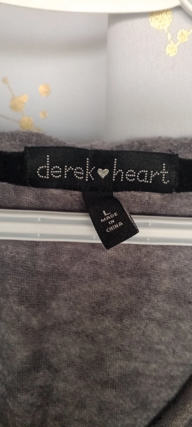 Derek Heart Grey Hoodie Size L - photo 2
