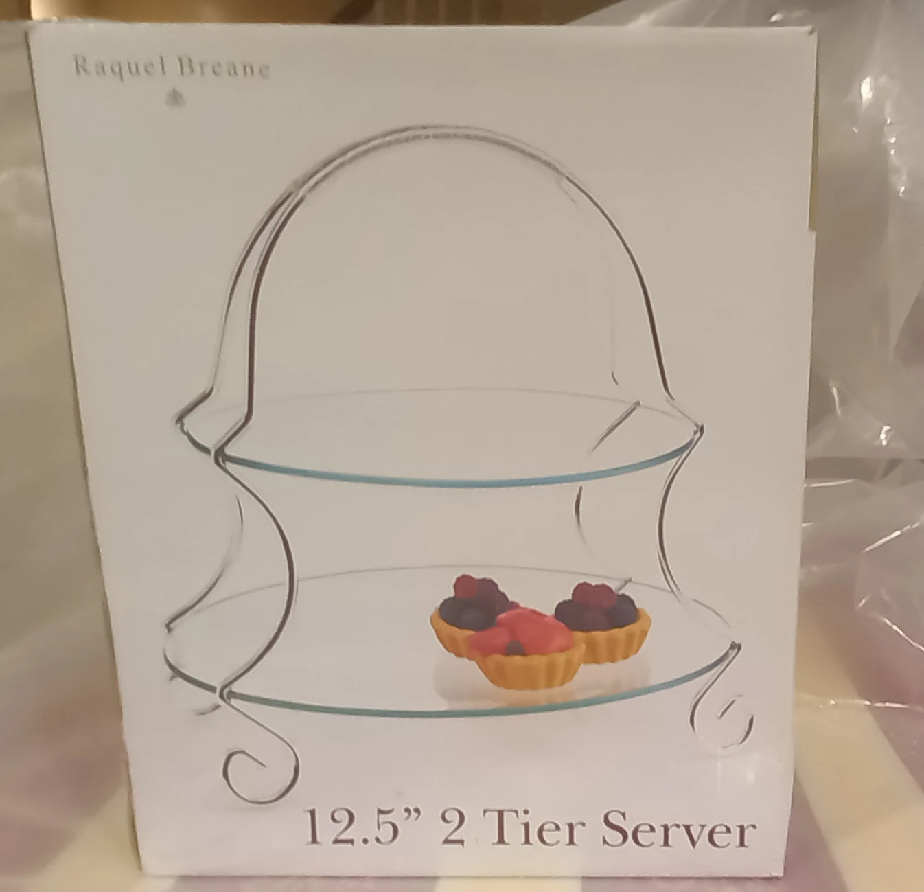 Raquel Breane 12.5" 2 Tier Server