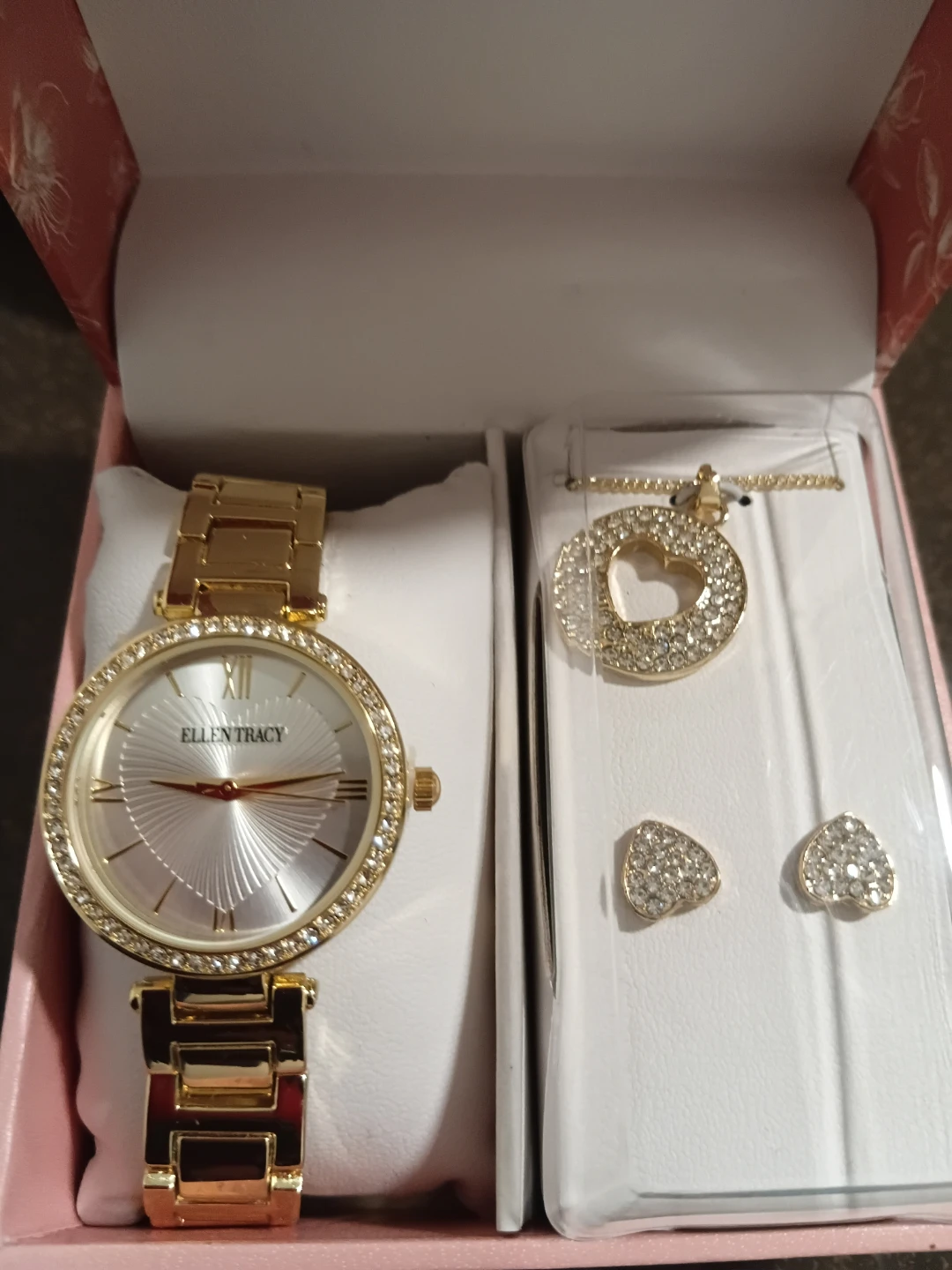 Ellen Tracy Gold Tone Watch and Jewelry Set - photo 2