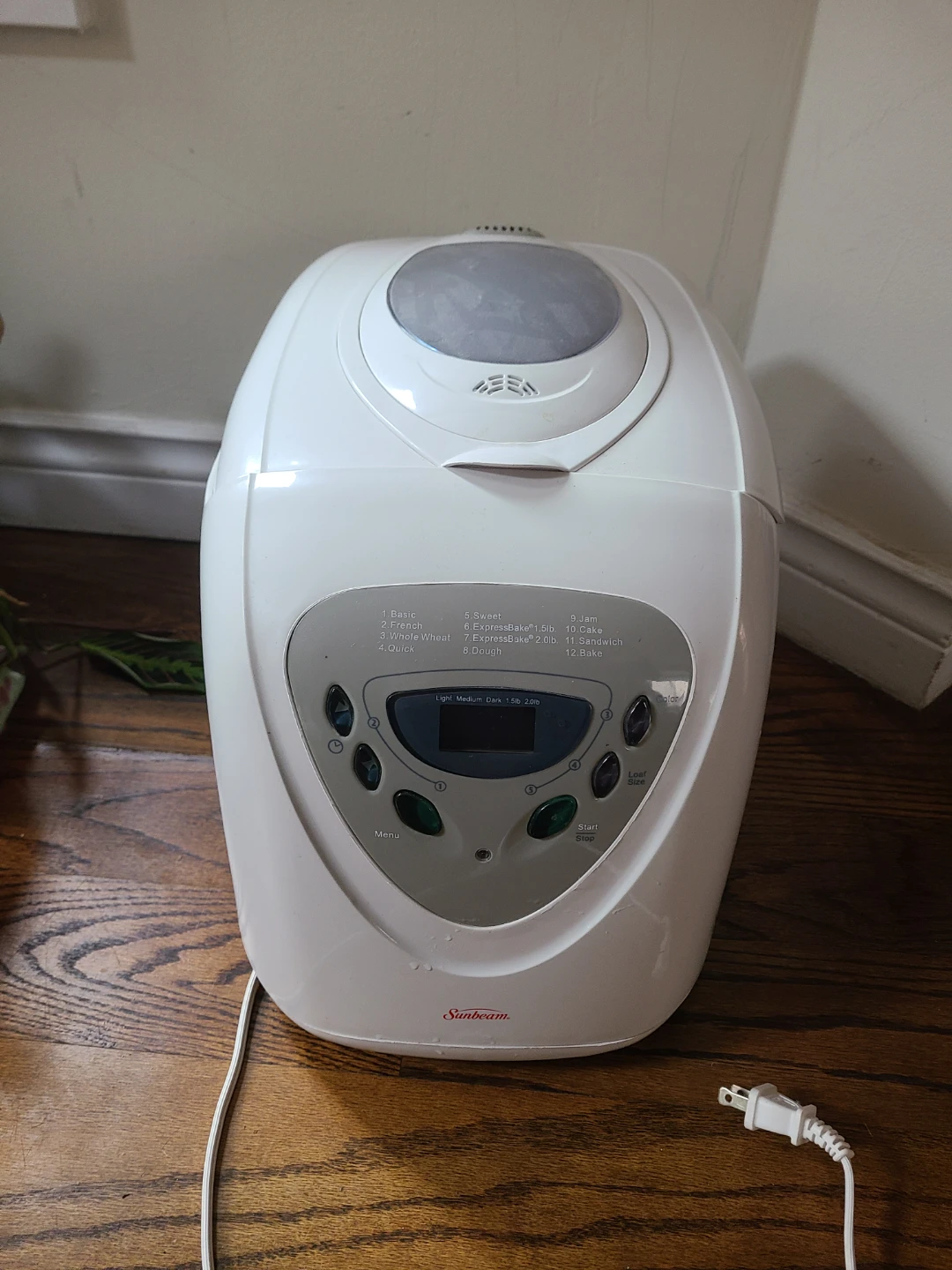 Sunbeam White Bread Maker