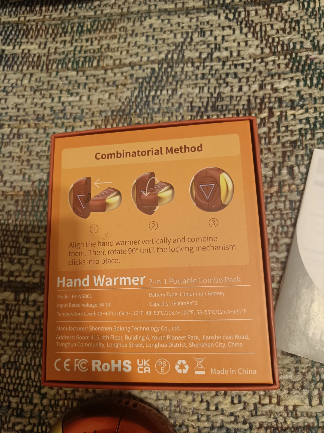 Hand Warmer 2-in-1 Portable Combo Pack - photo 4