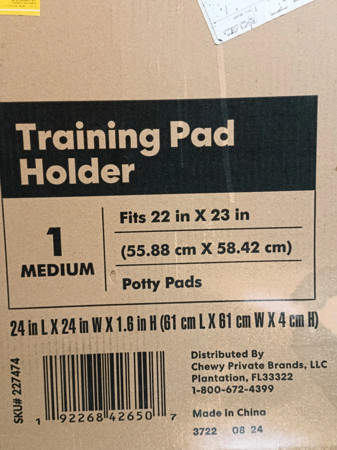 Training Pad Holder - Medium, Grey