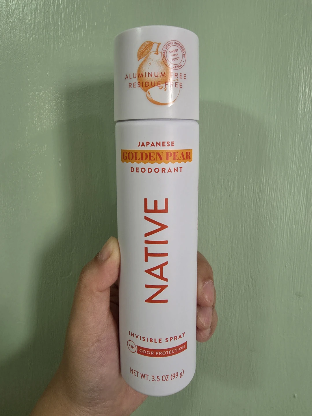 Native Japanese Golden Pear Invisible Spray Deodorant