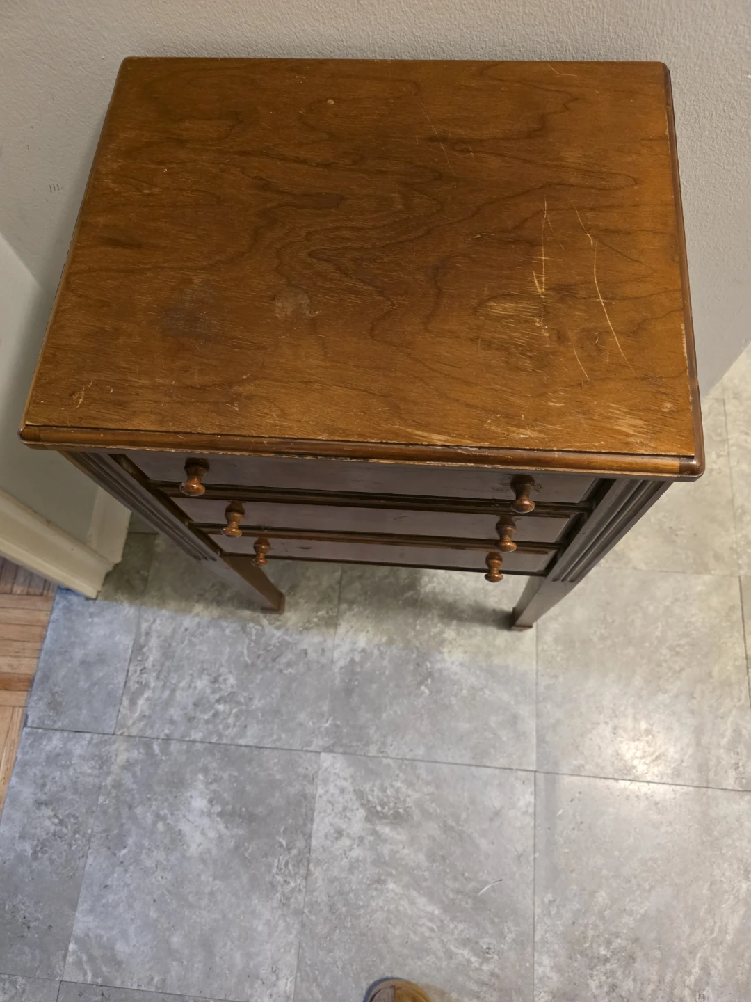 Wood Sewing machine table - photo 2