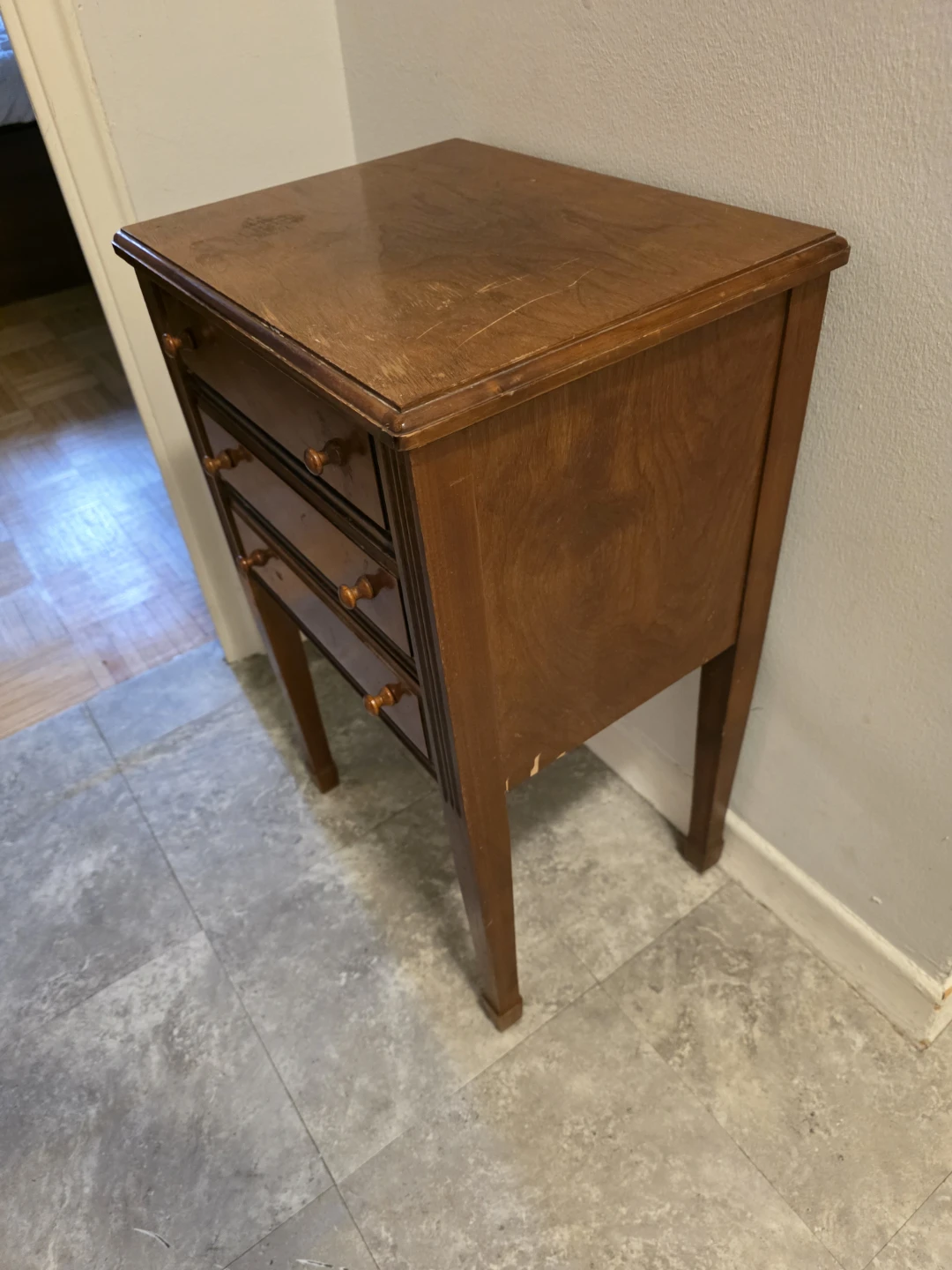 Wood Sewing machine table - photo 3