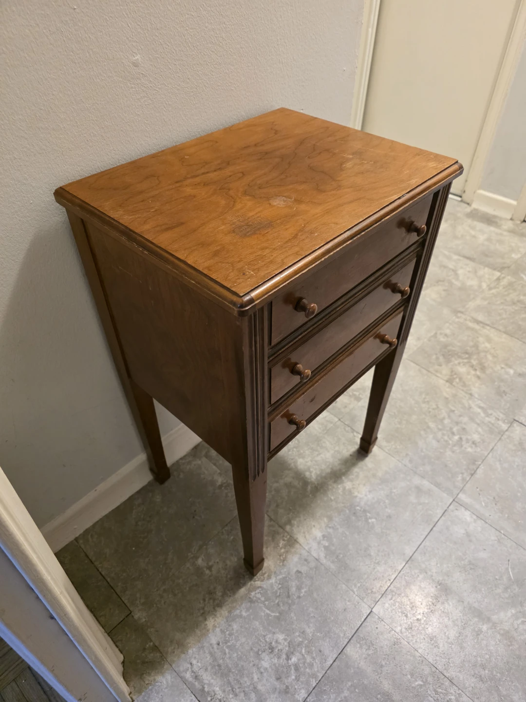 Wood Sewing machine table - photo 4