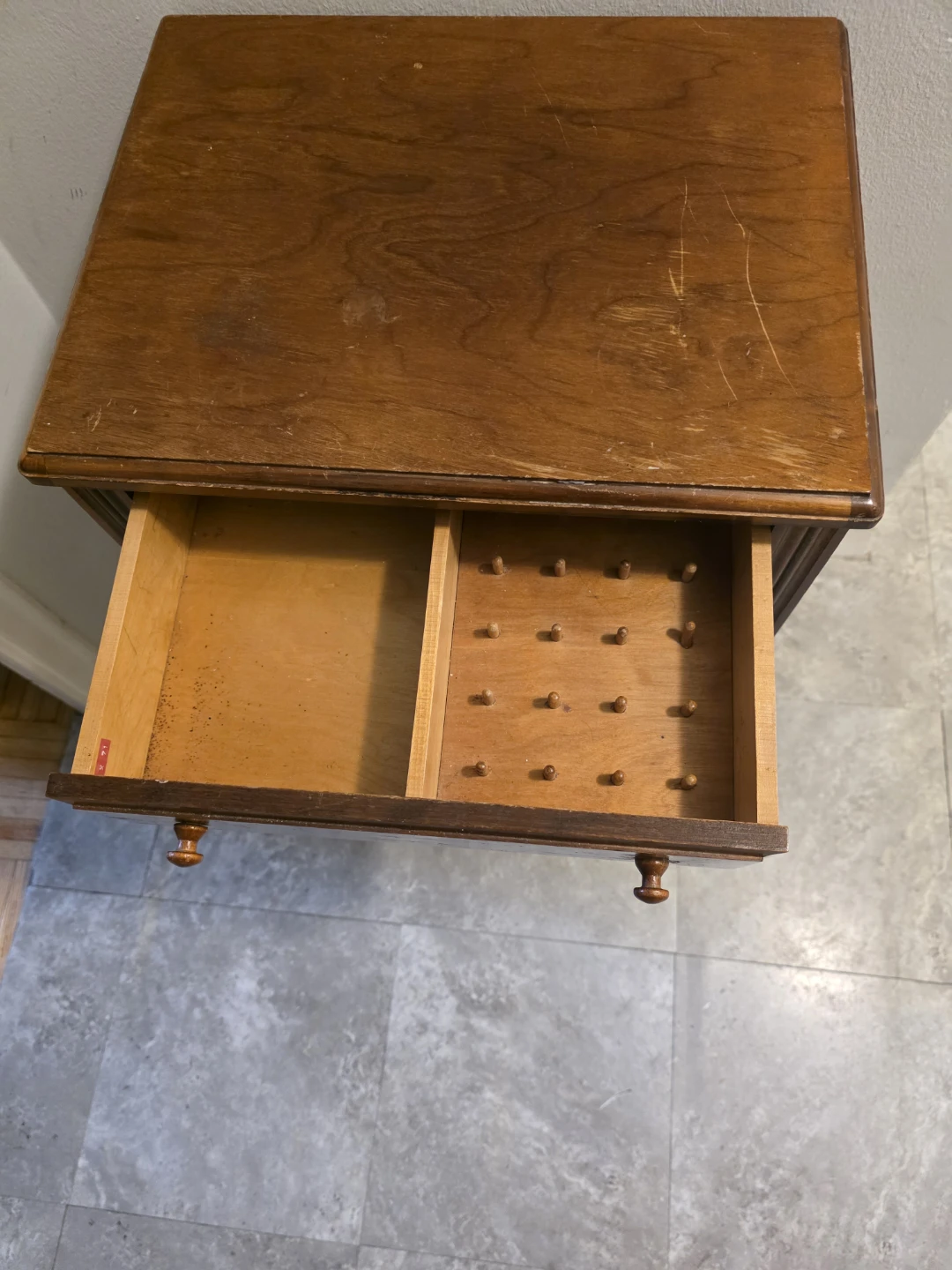 Wood Sewing machine table - photo 5