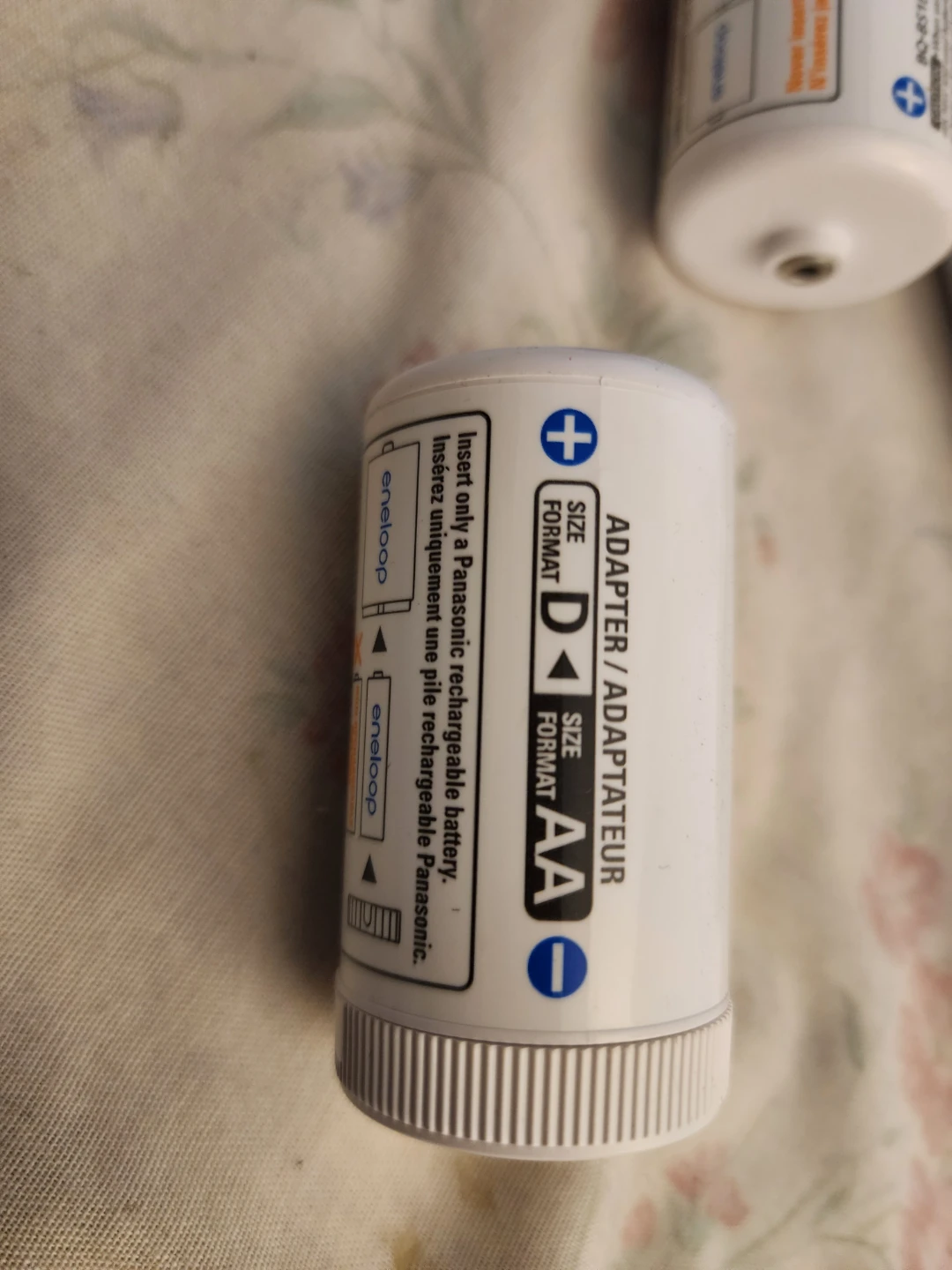 Panasonic Eneloop D/AA Battery Adapter Set