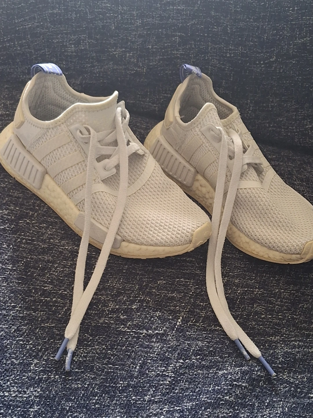 Adidas NMD R2 White Sneakers - Size 7 Women's - photo 4