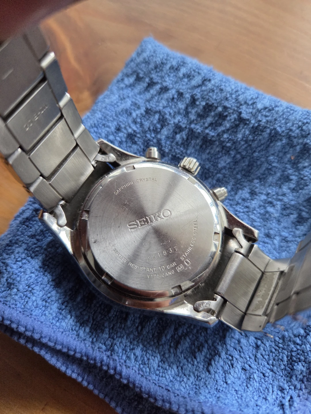 Seiko Solar Chronograph Watch - photo 4