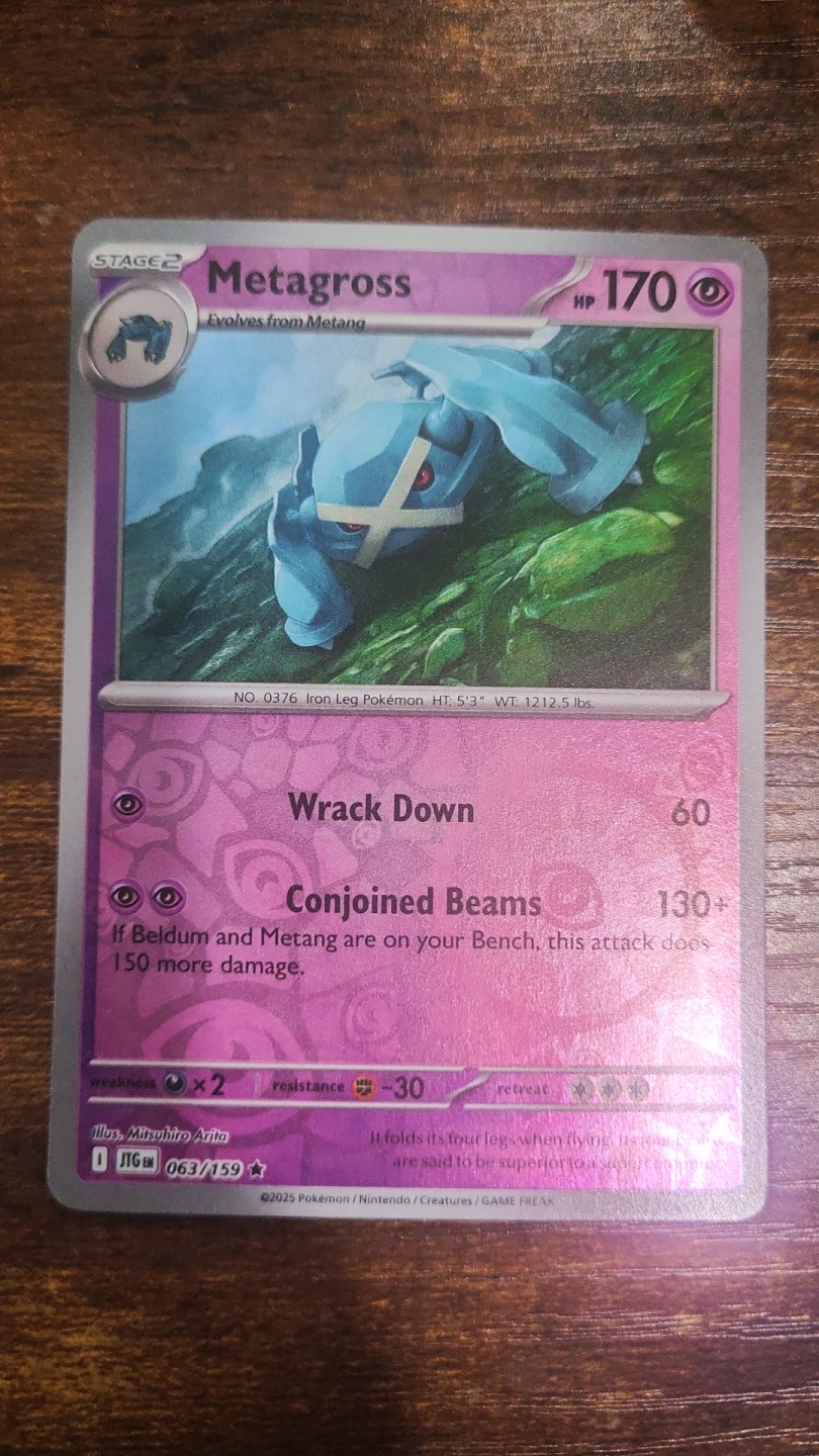 Pokémon Metagross Trading Card