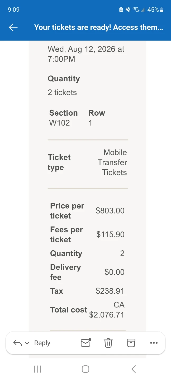 2 Tickets to The R&B Tour - Usher & Chris Brown - photo 4