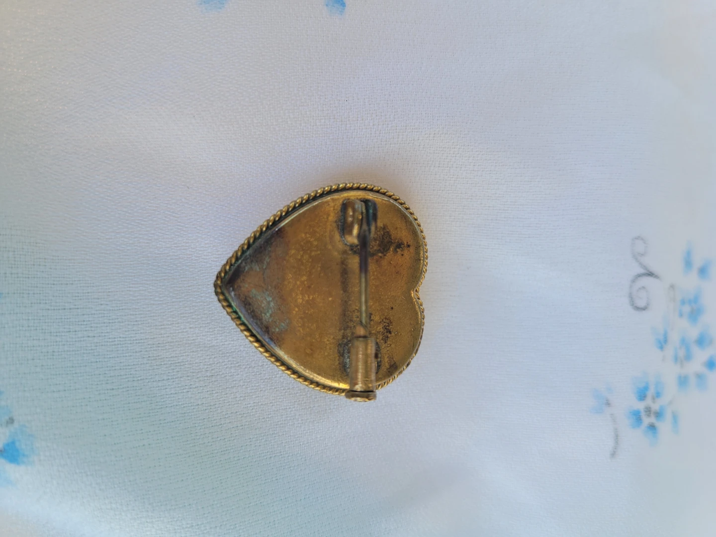 Vintage Heart Micro Mosaic Brooch - photo 2