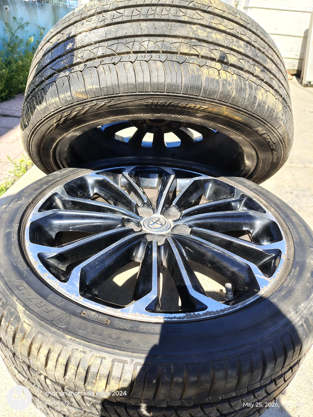 215/45R17 Tires with Rims - photo 5