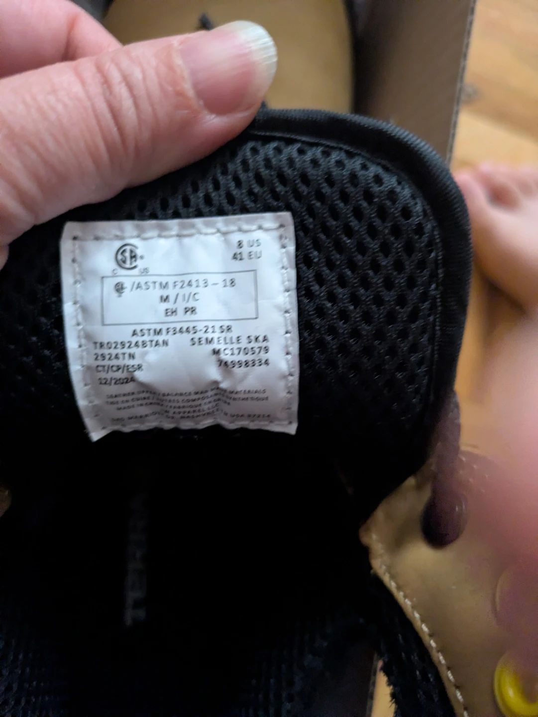 Terra Work Boots - Size 8 US / 41 EU - photo 2