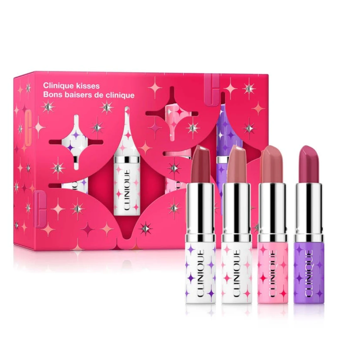 (NEW) 💋 Clinique Kisses Hydrating Longwear Lipstick Gift Set