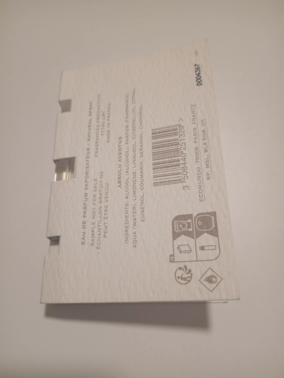 Creed Aventus Absolu Sample 1.5ml - photo 3