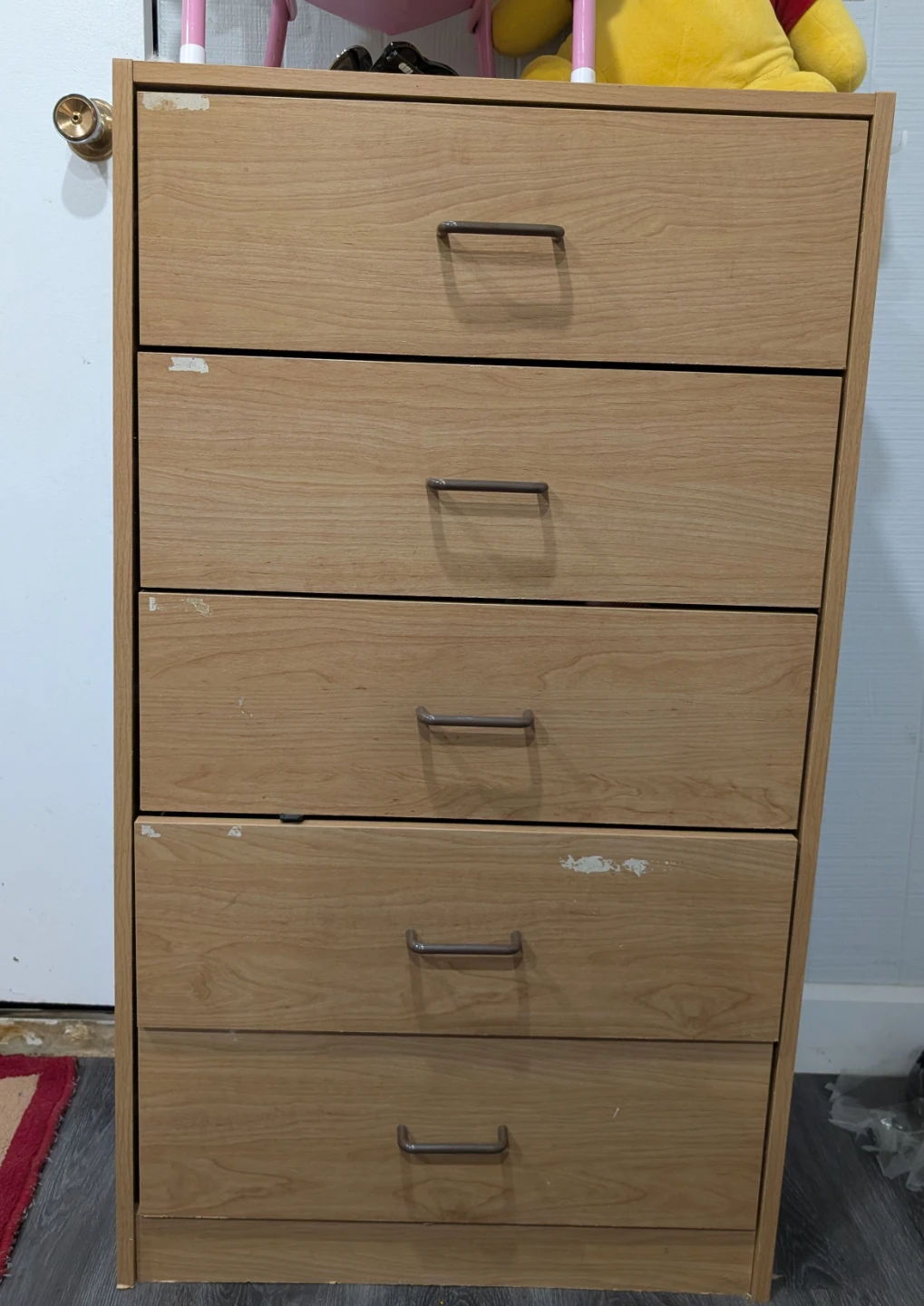 Wooden 5-Drawer Dresser