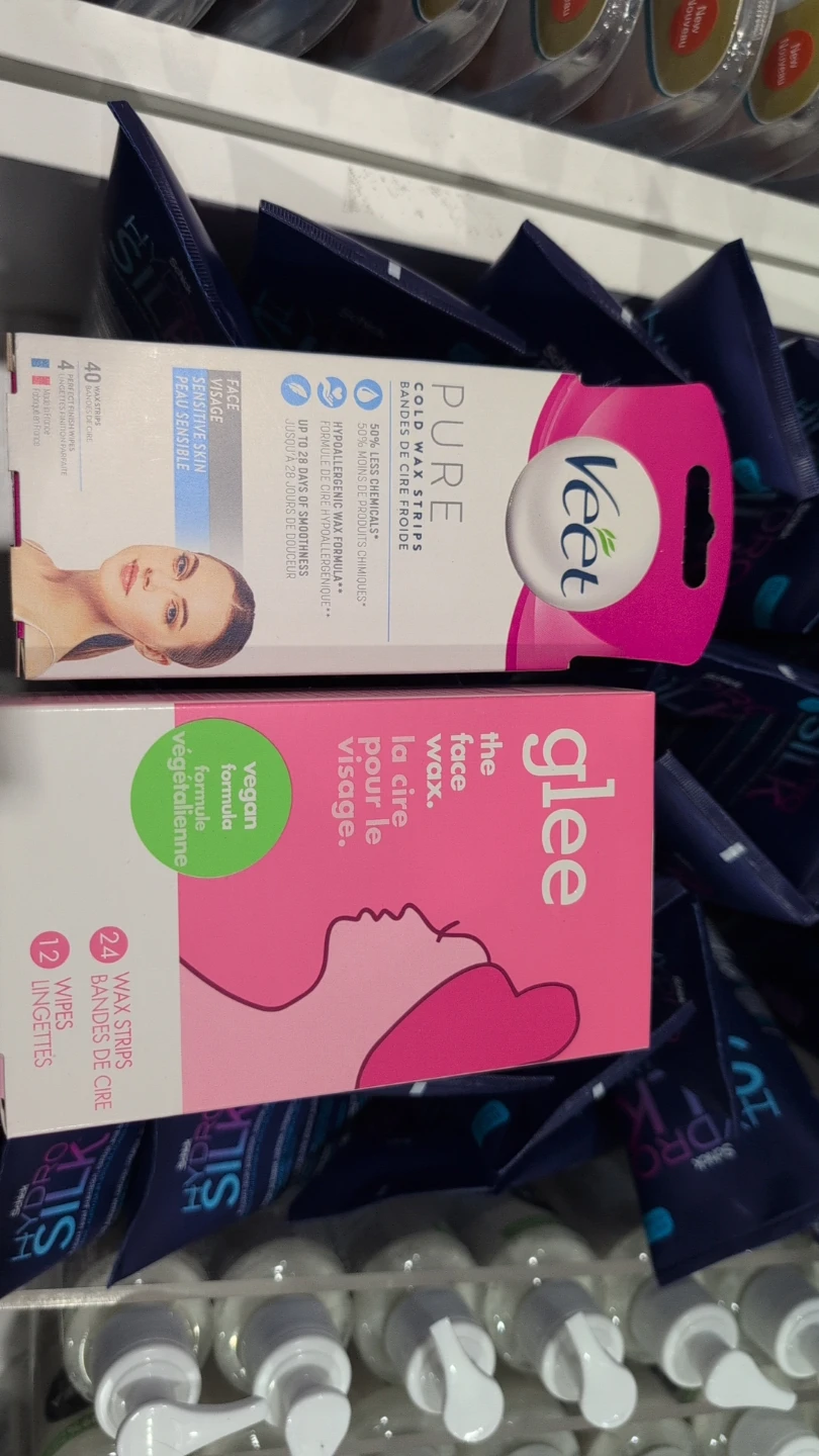 Veet Pure Cold Wax Strips for Face - Sensitive Skin