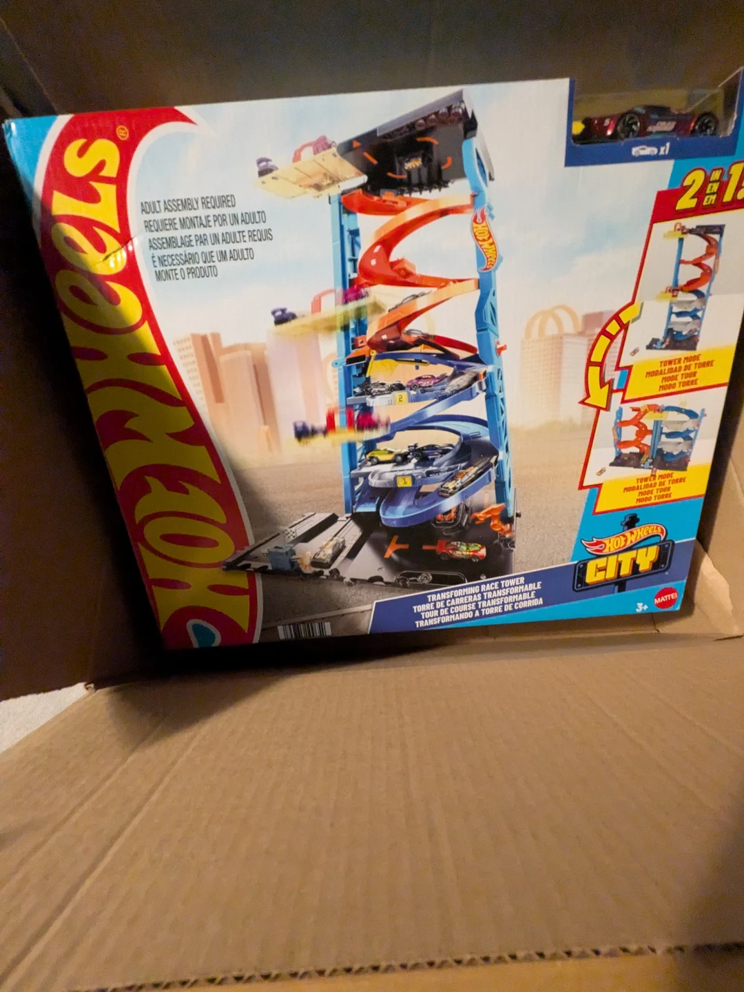 Hot Wheels Transforming Race Tower Playset