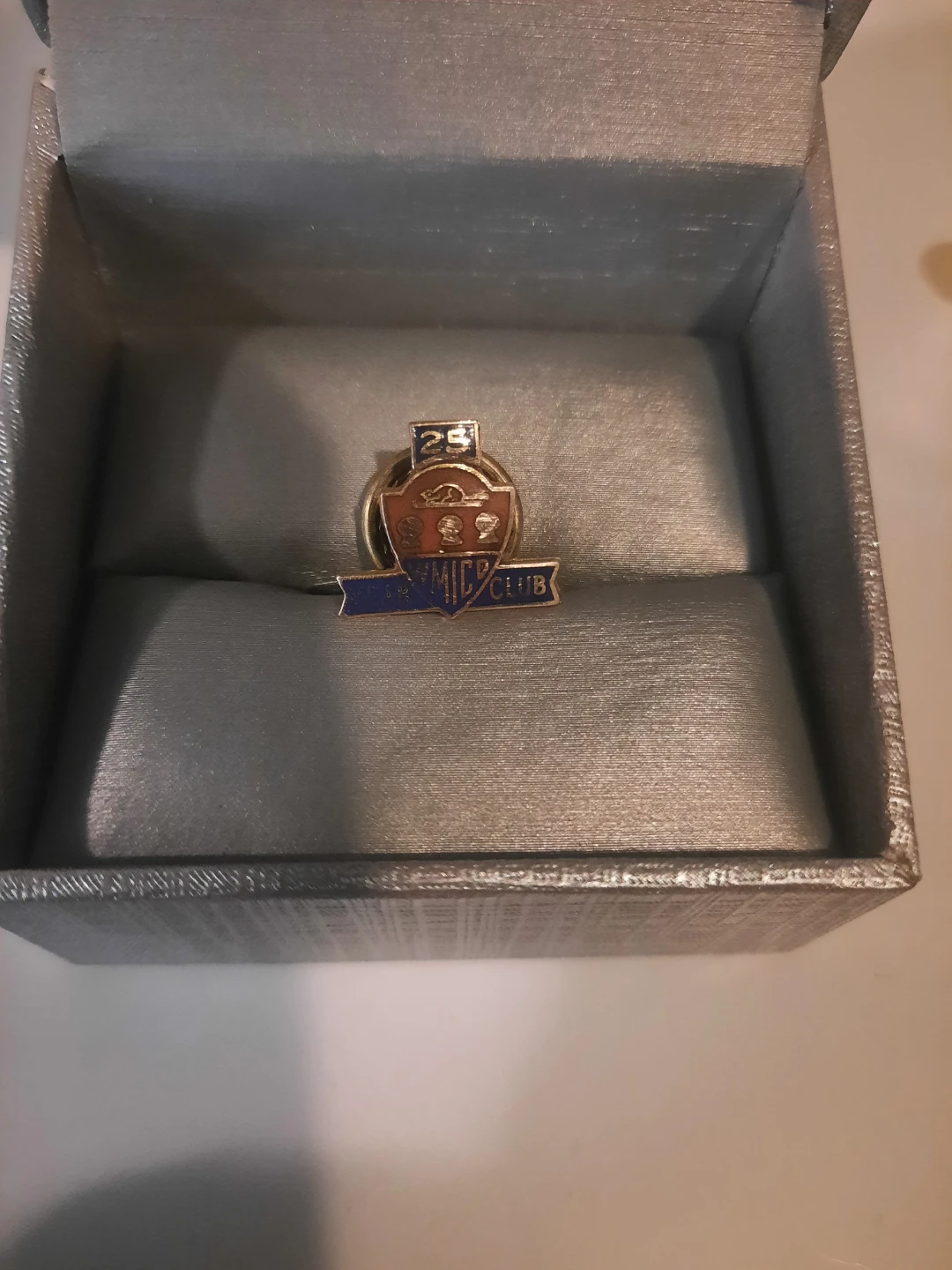 10K Gold "25 WMIC Club" Pin