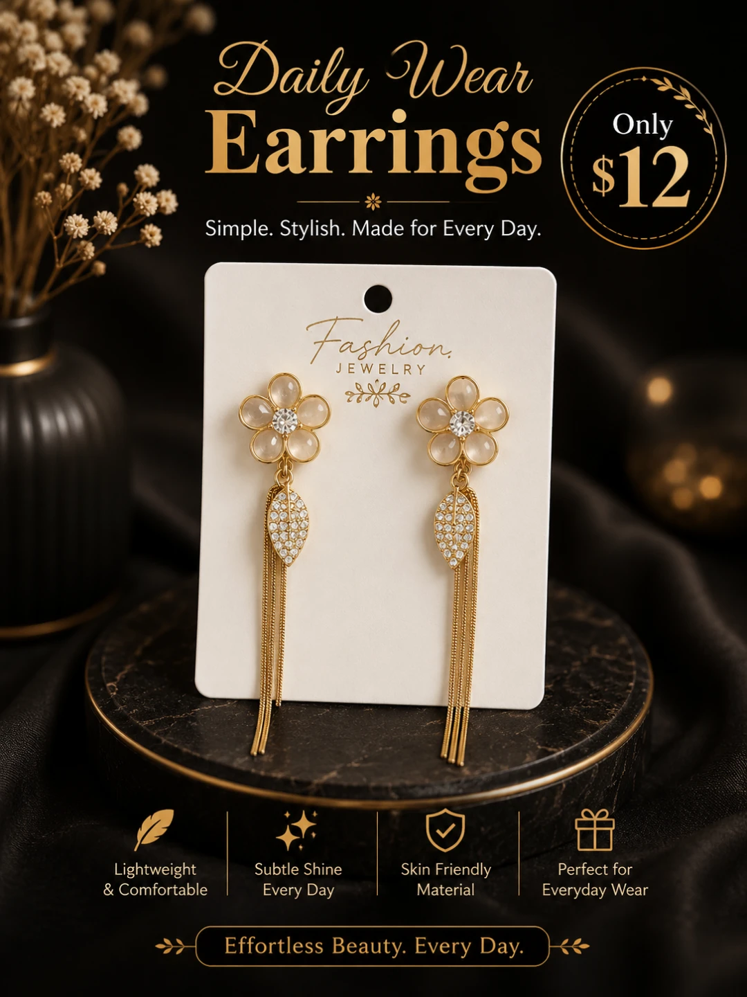 Fashion Jewelry Daily Wear Earrings