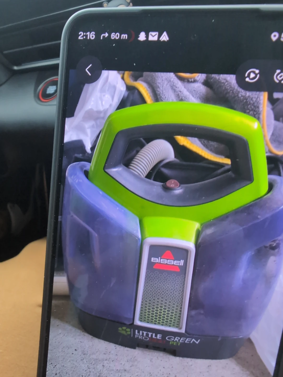 Bissell Little Green Pro Portable Carpet Cleaner - photo 2