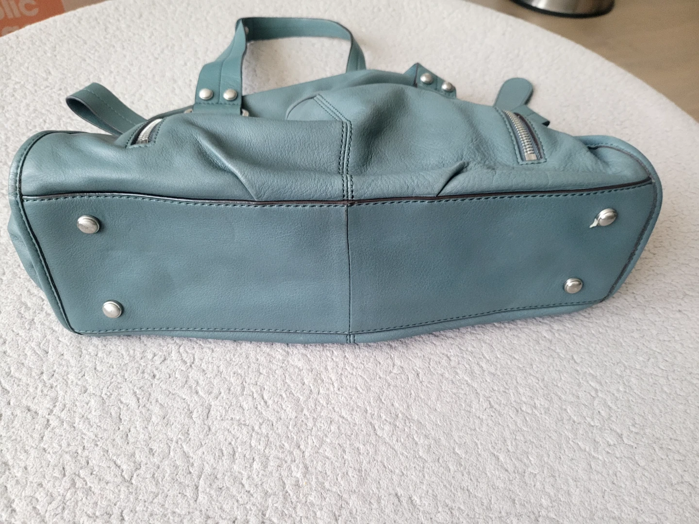 B  Makowsky Teal Leather Bag - photo 5