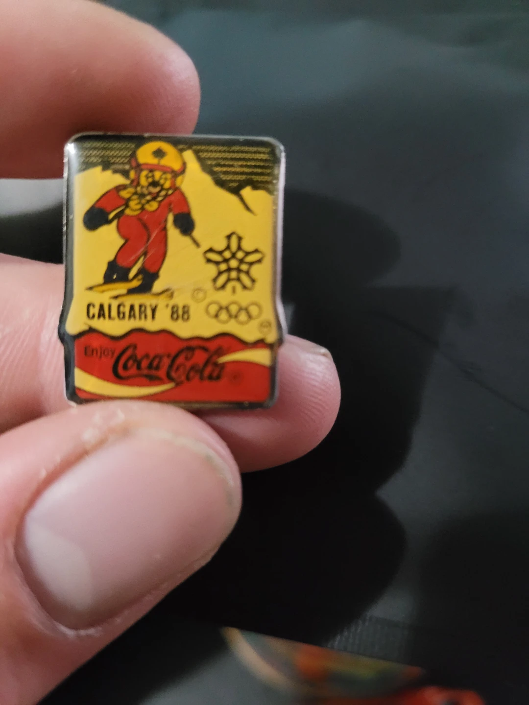 Coca-Cola Calgary '88 Olympics Pin - photo 2